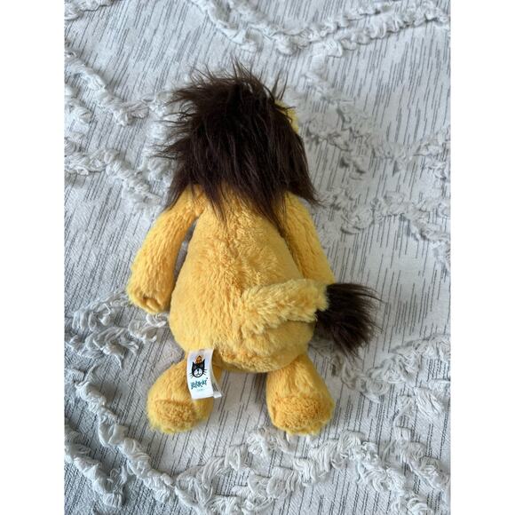 Jellycat Bashful Lion Small Stuffed Animal Retired - Picture 2 of 3